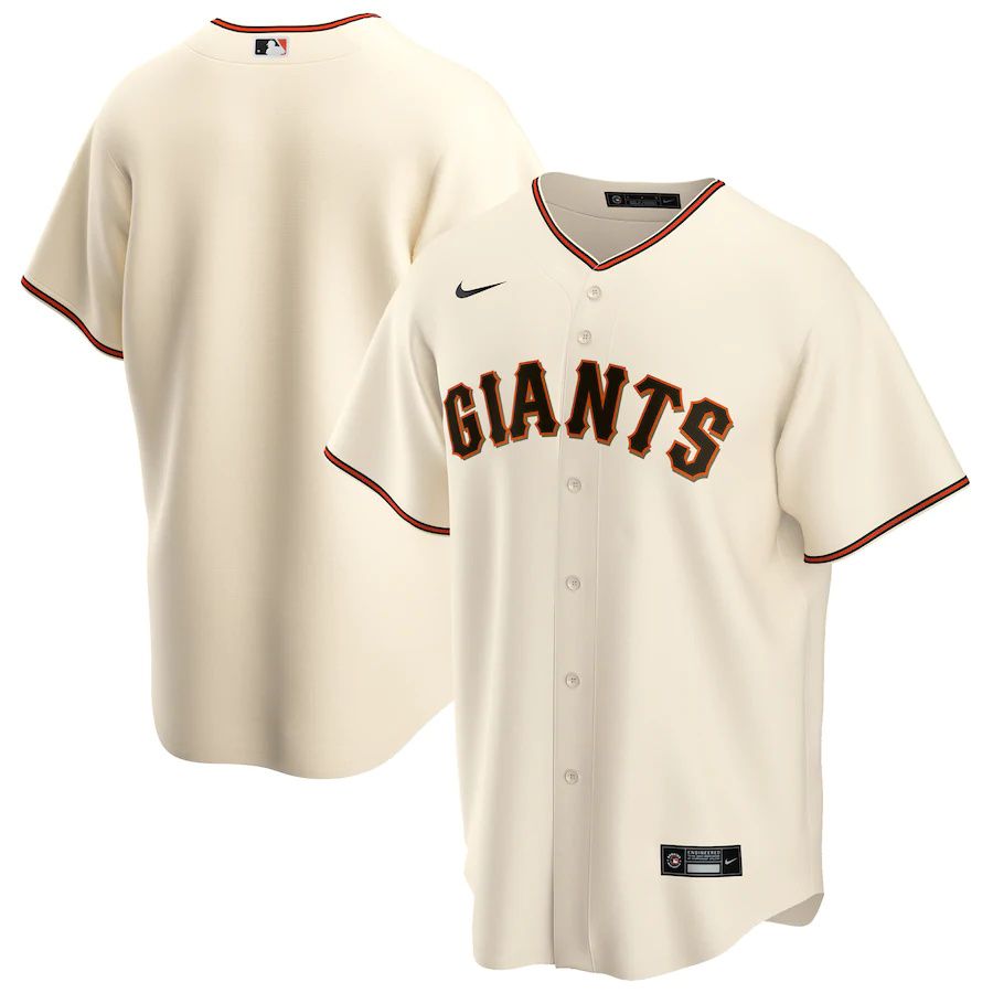 Cheap Mens San Francisco Giants Nike Cream Home Replica Team MLB Jerseys